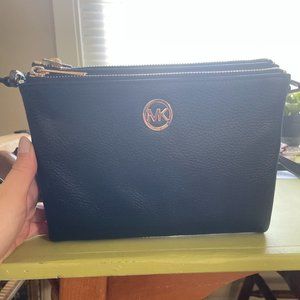 Crossbody Leather Black Michael Kors Purse